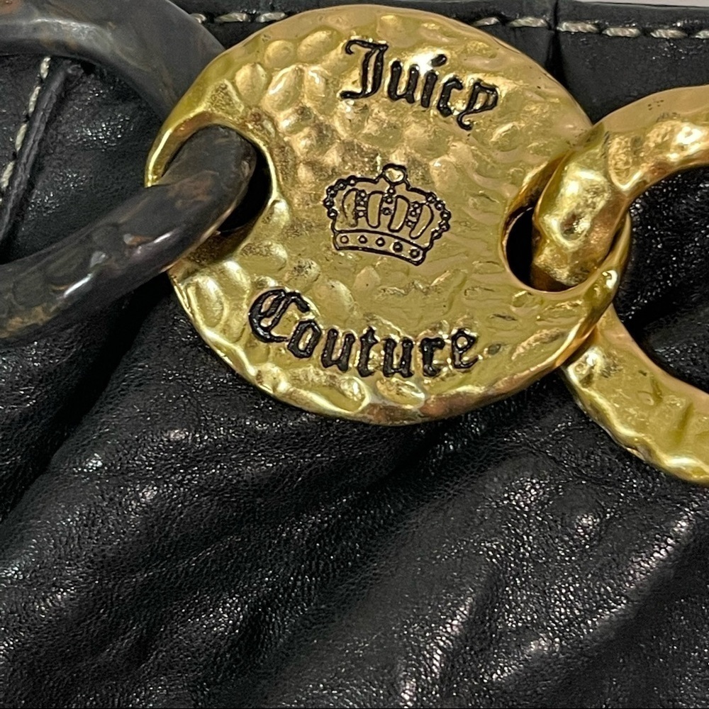 Juicy Couture Leather Chain Clutch With Pink Dust Bag - Picture 6 of 10